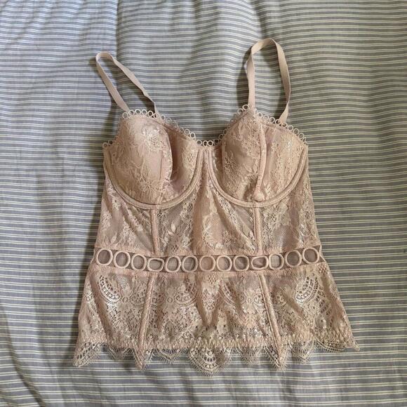 Victoria's Secret Other - Victoria Secret Lightly-Lined Lace-Up Corset